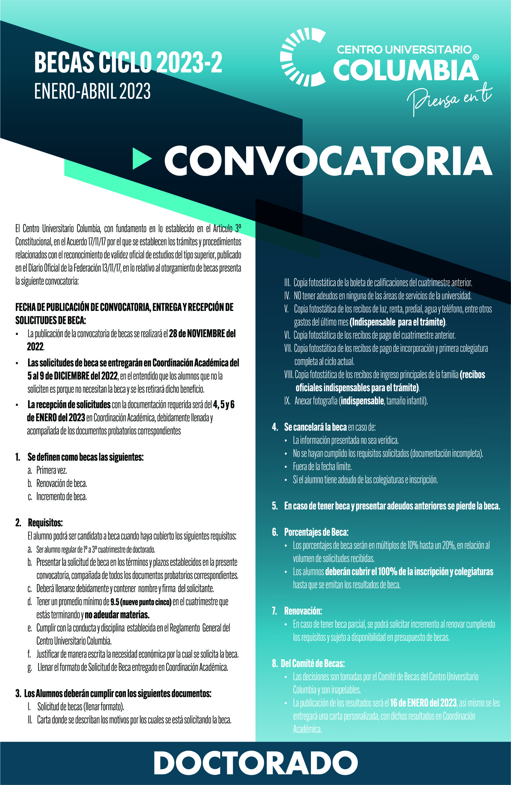 Becas Doctorados