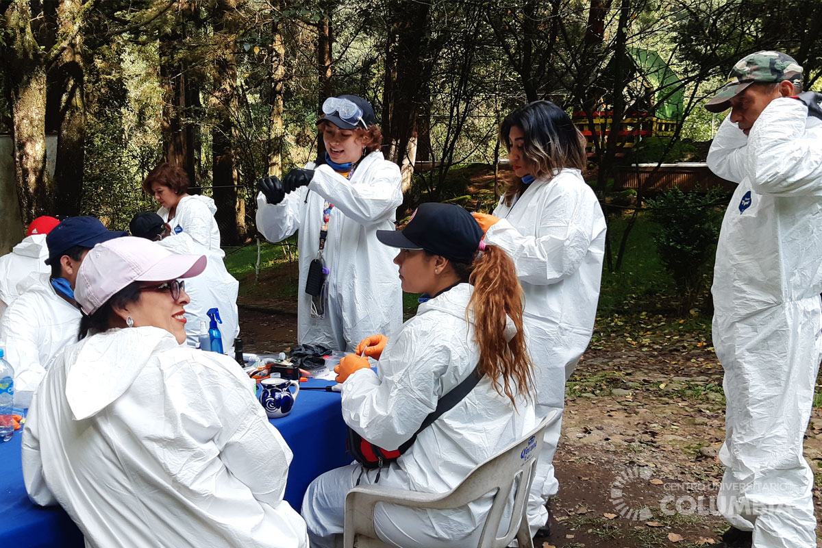 Práctica multidisciplinaria de Criminalística en campo